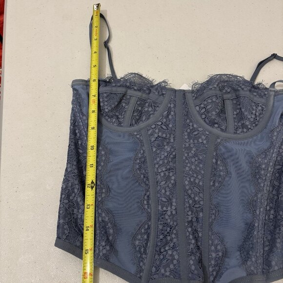 Urban Outfitters Out From Under Modern Love Corset Top Fairy Lace Womens Sz Sm - Picture 12 of 12